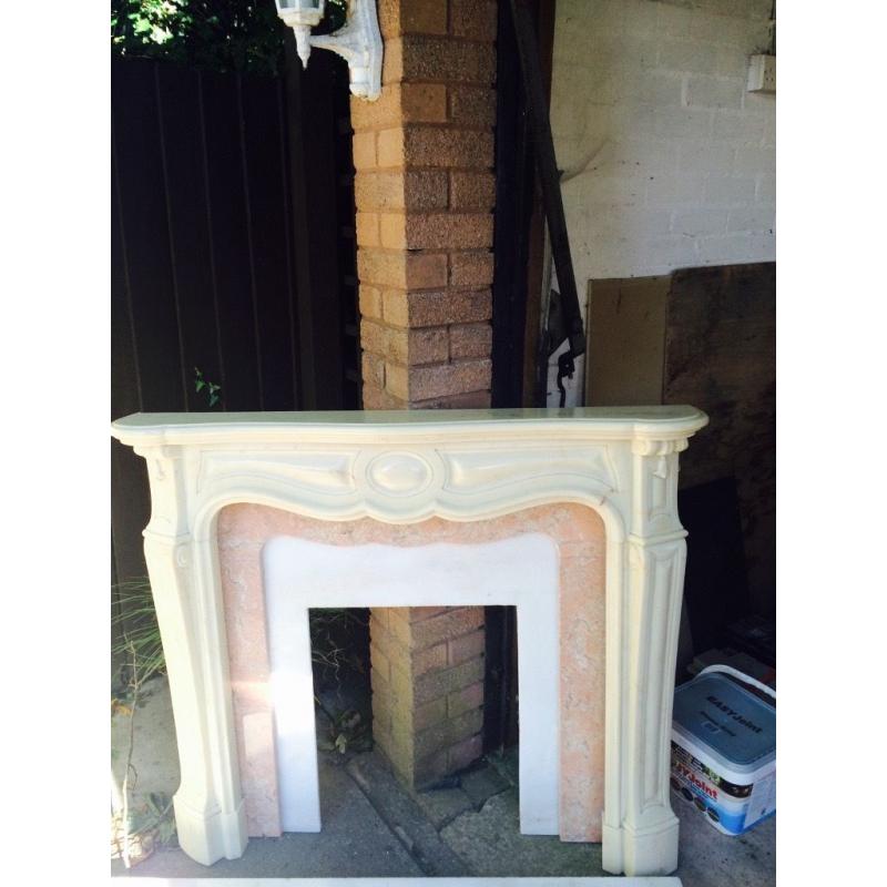 Marble fire surround