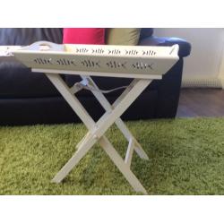 Cream painted tray table