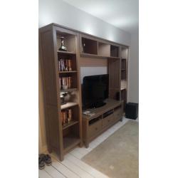 IKEA Hemnes TV storage combination with FREE coffee table and LED lightning, CAN DELIVER