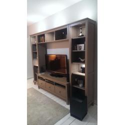 IKEA Hemnes TV storage combination with FREE coffee table and LED lightning, CAN DELIVER