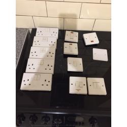 12x electric sockets excellent order various ones