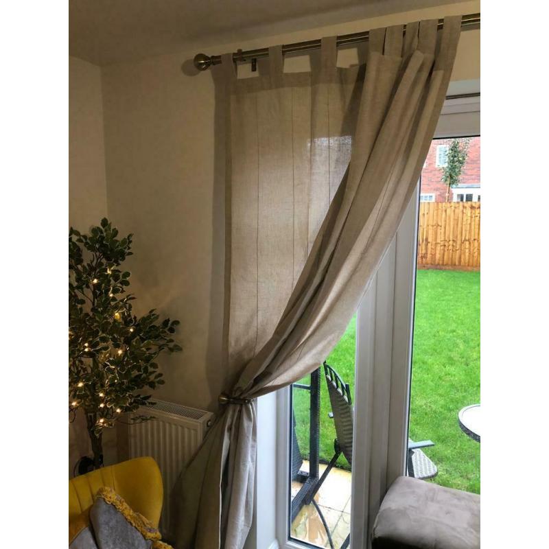 IKEA curtains natural