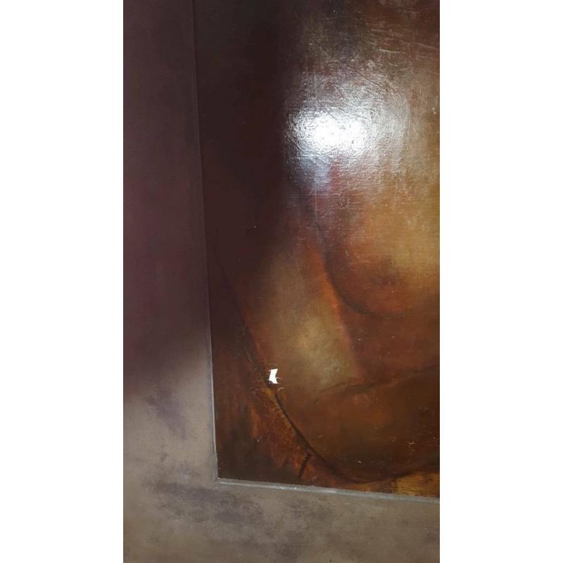 Large Guy Cambier Oil Painting